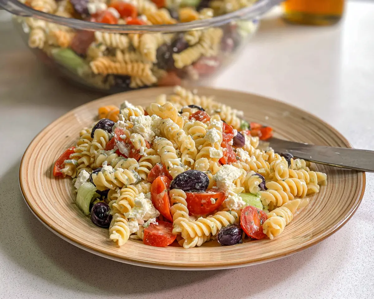 Pasta Salad with Italian Dressing
