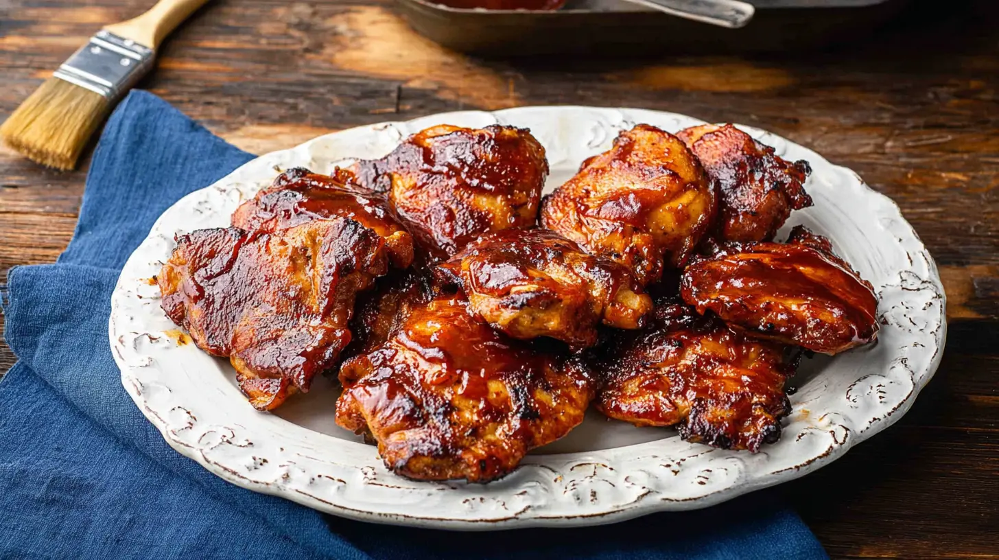 Oven Baked BBQ Chicken Thighs: Juicy, Flavorful & No Grill Needed BBQ Chicken Thighs Oven Baked BBQ Chicken Thighs: Juicy, Flavorful & No Grill Needed bbq chicken thighs