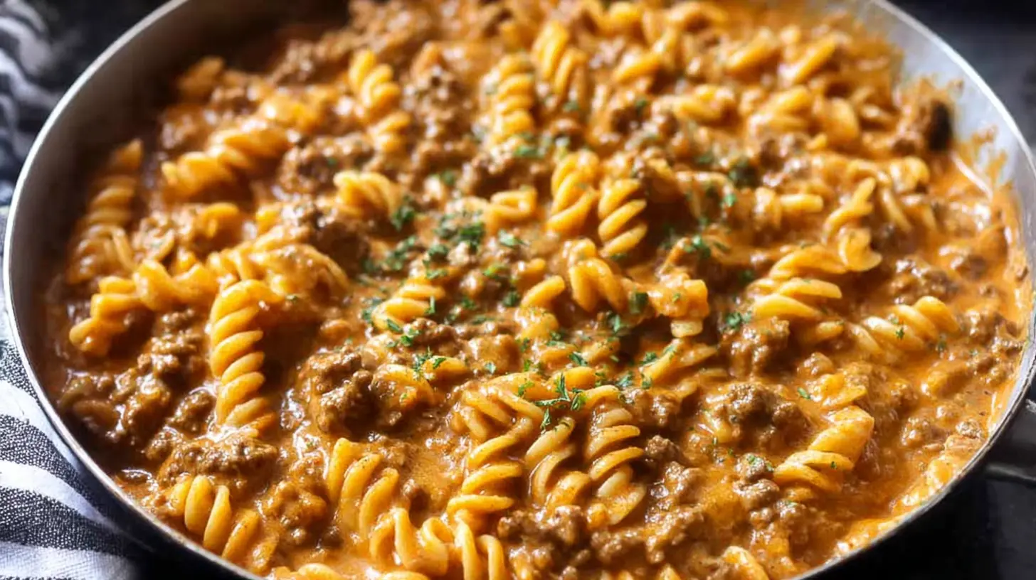 Creamy Beef Pasta Recipe: An Easy Weeknight Dinner creamy beef pasta recipe 1