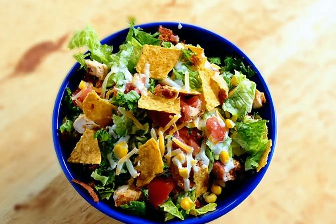 Delicious Taco Chicken Salad Recipe Delicious Taco Chicken Salad Recipe taco chicken salad recipe 1
